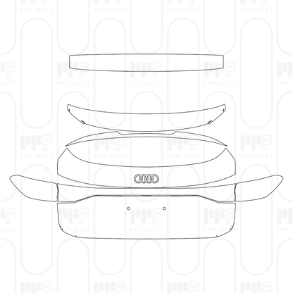 PPF prédécoupé Audi Q6 e-tron Sportback Base 2025