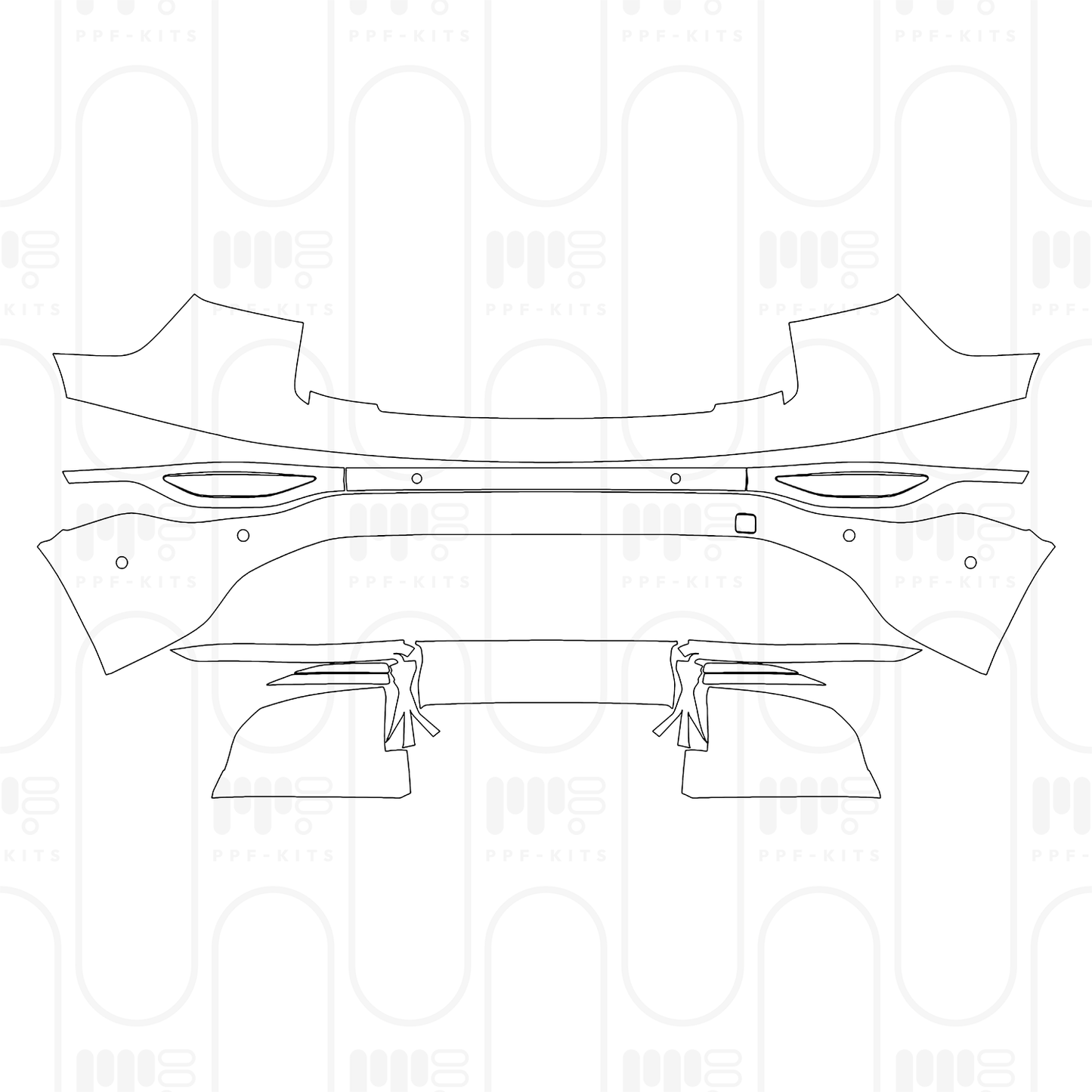 PPF prédécoupé Audi Q6 e-tron Sportback S-Line 2025