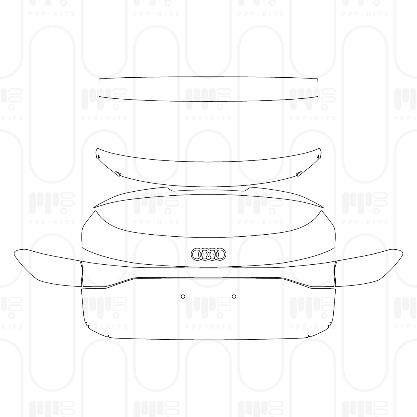 PPF prédécoupé Audi Q6 e-tron Sportback SQ6 e-tron 2025