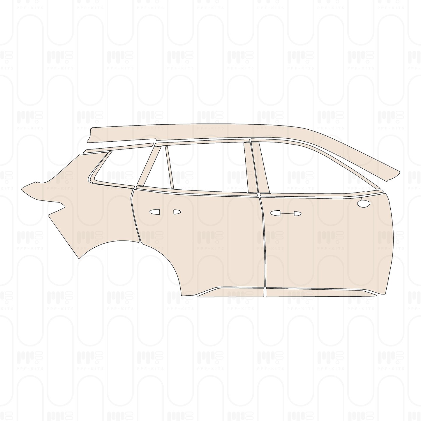PPF prédécoupé Ford Equator Sport 2025