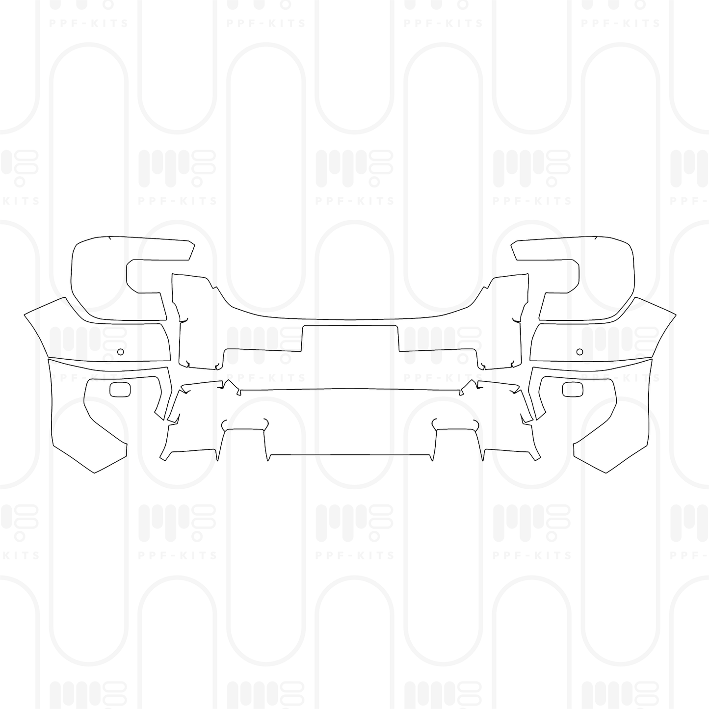 PPF prédécoupé Ford Ranger (BR) Limited 2025