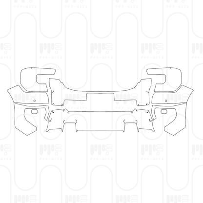PPF prédécoupé Ford Ranger (BR) Limited 2025
