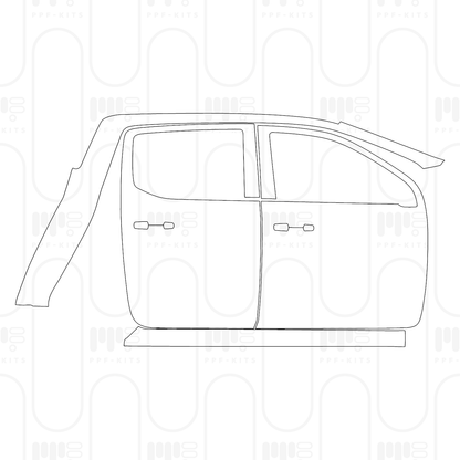 PPF prédécoupé Ford Ranger (BR) Limited 2025