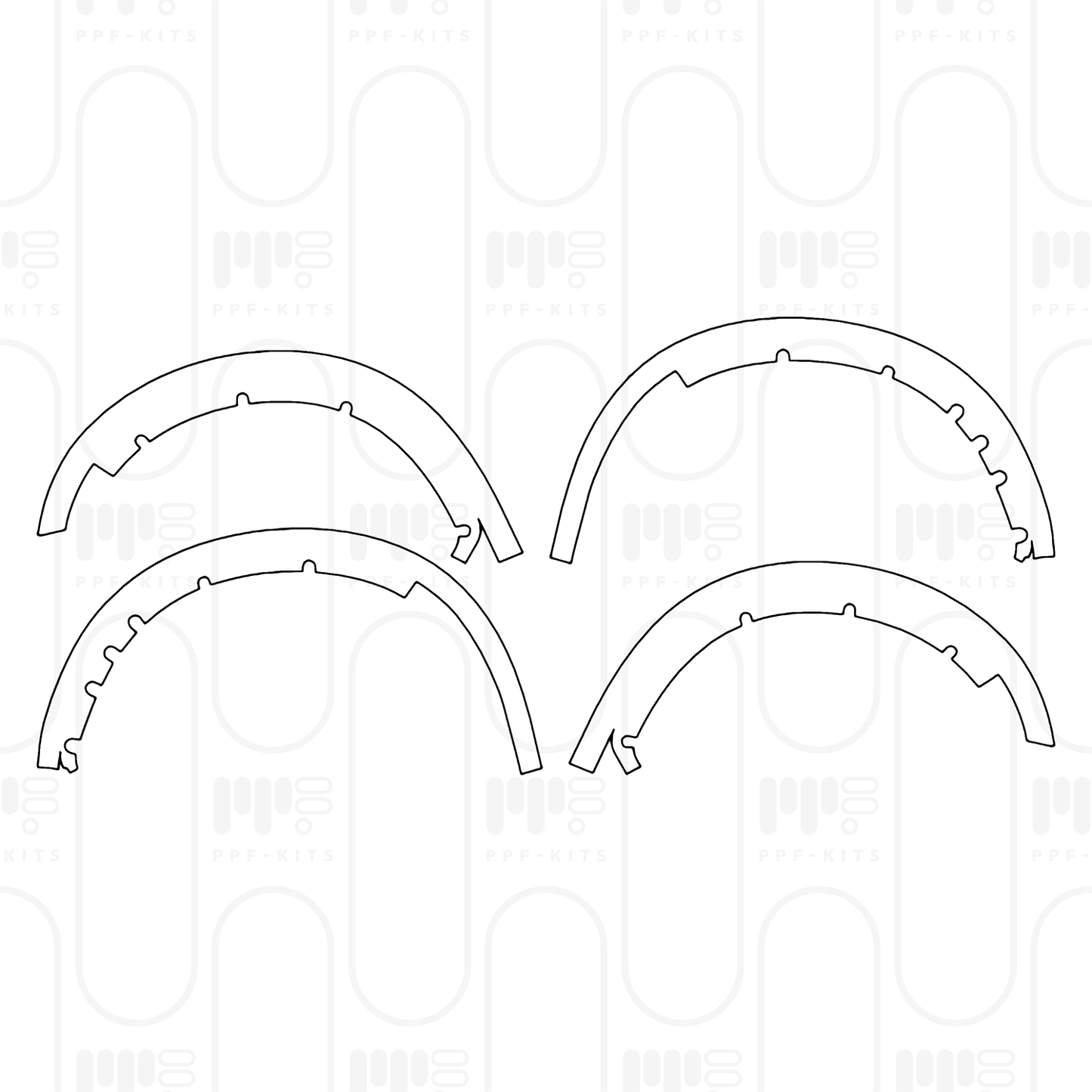 PPF prédécoupé Ford Ranger (BR) Limited 2025