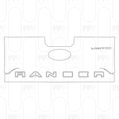 PPF prédécoupé Ford Ranger (BR) Limited 2025