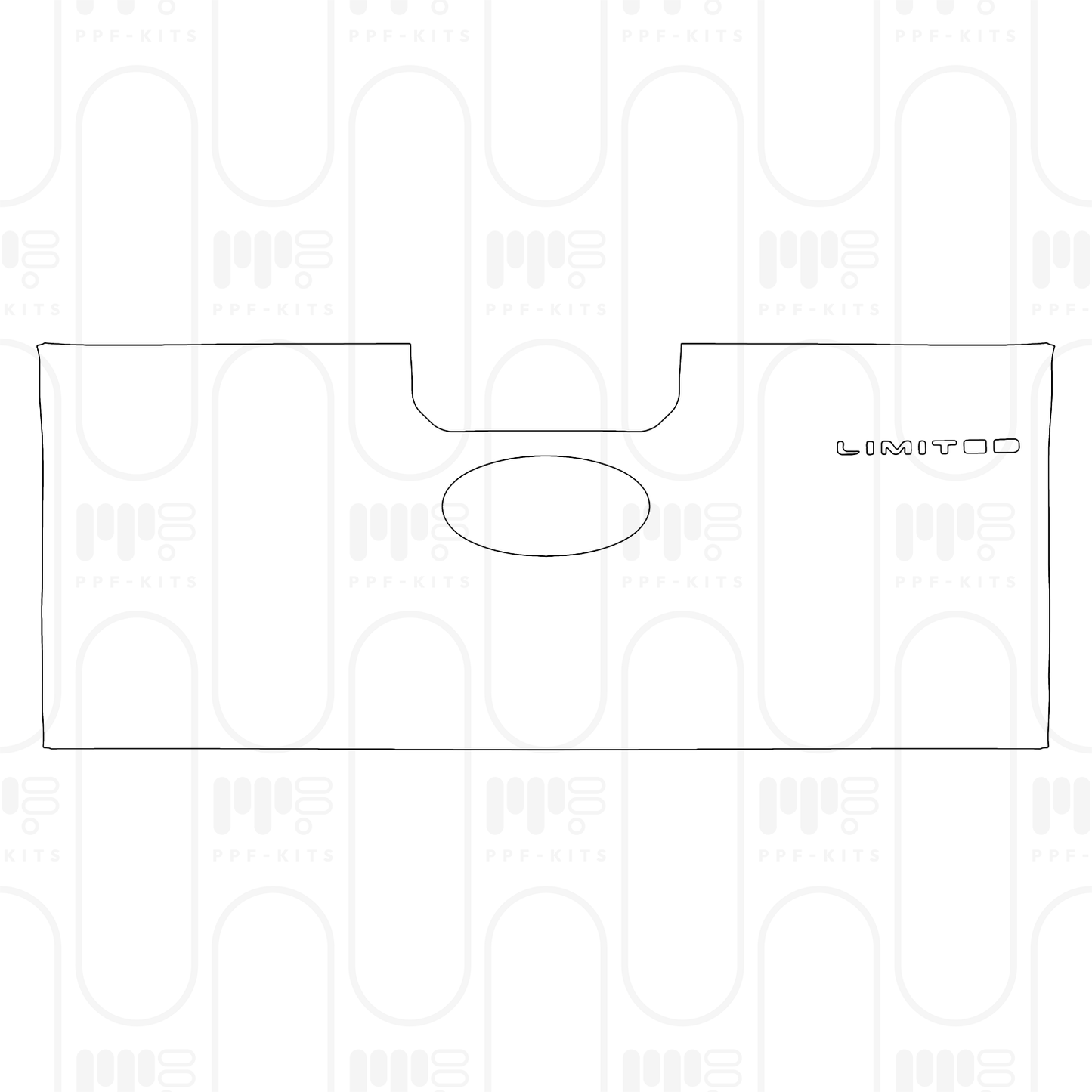 PPF prédécoupé Ford Ranger (BR) Limited 2025