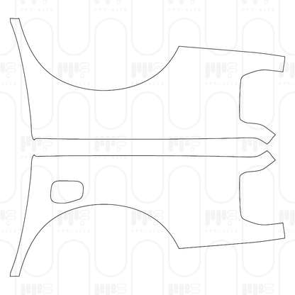 PPF prédécoupé Ford Ranger (BR) Limited 2025