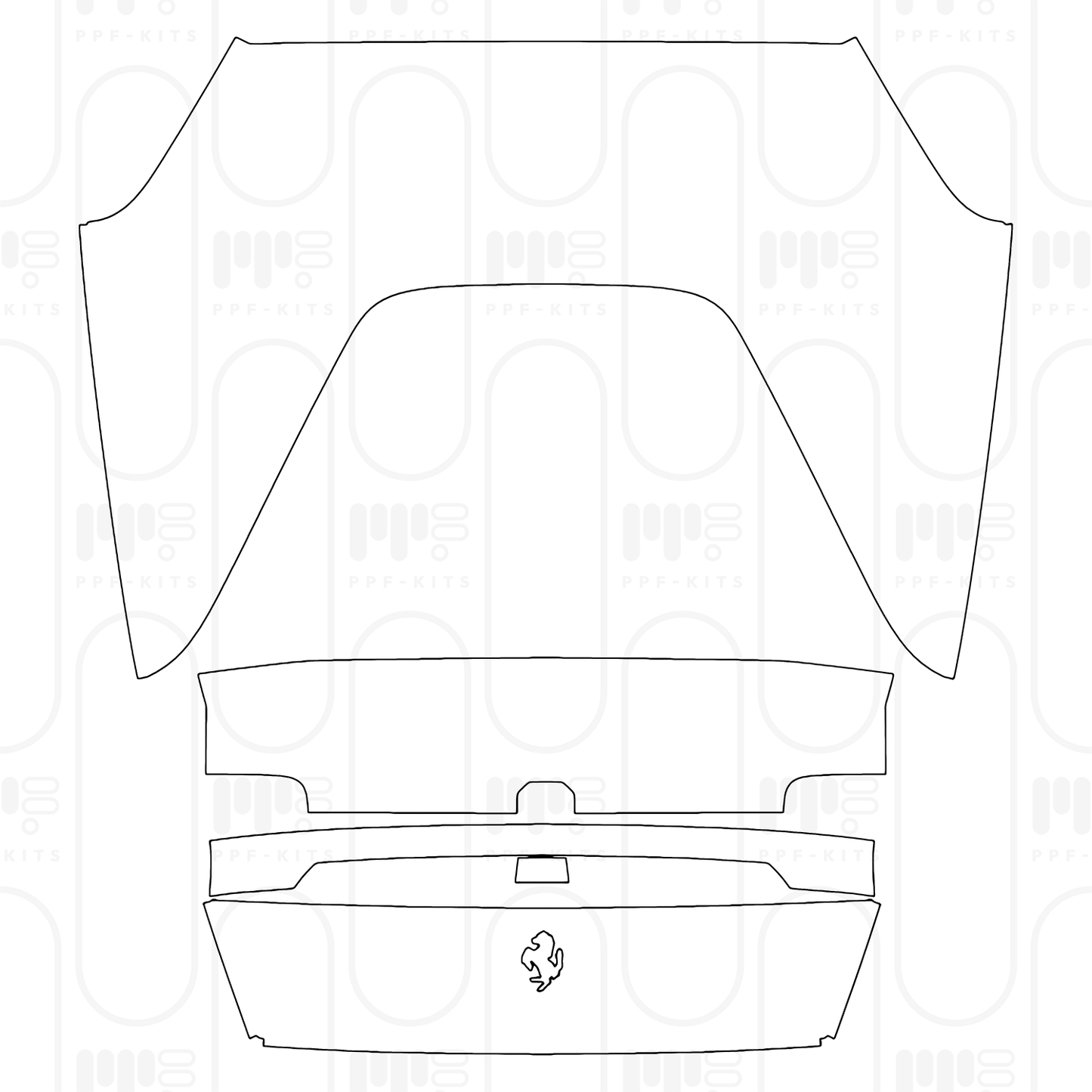 PPF prédécoupé Ferrari 12Cilindri Coupe 2025