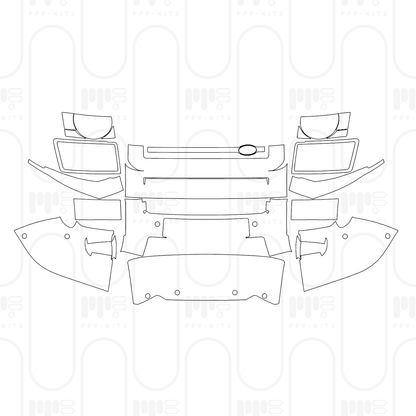 PPF prédécoupé Land Rover Defender 90 V8 2025