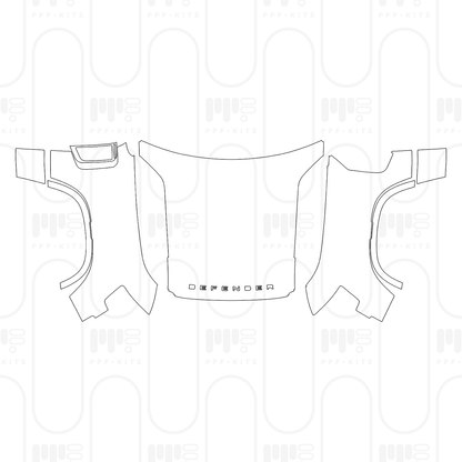 PPF prédécoupé Land Rover Defender 90 V8 2025