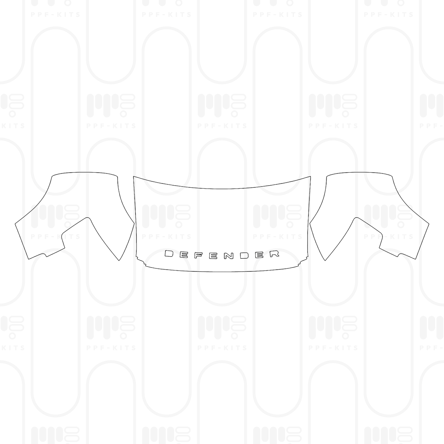 PPF prédécoupé Land Rover Defender 90 V8 2025