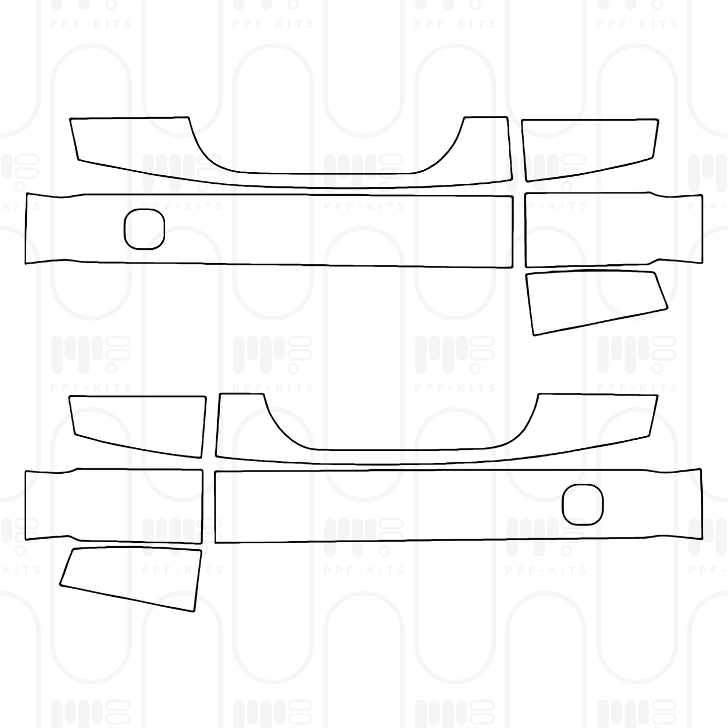 PPF prédécoupé Land Rover Defender 90 V8 2025
