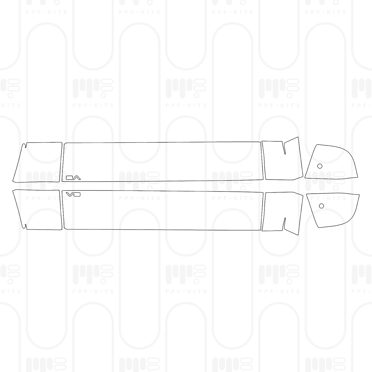 PPF prédécoupé Land Rover Defender 90 V8 2025