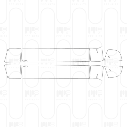 PPF prédécoupé Land Rover Defender 90 V8 2025