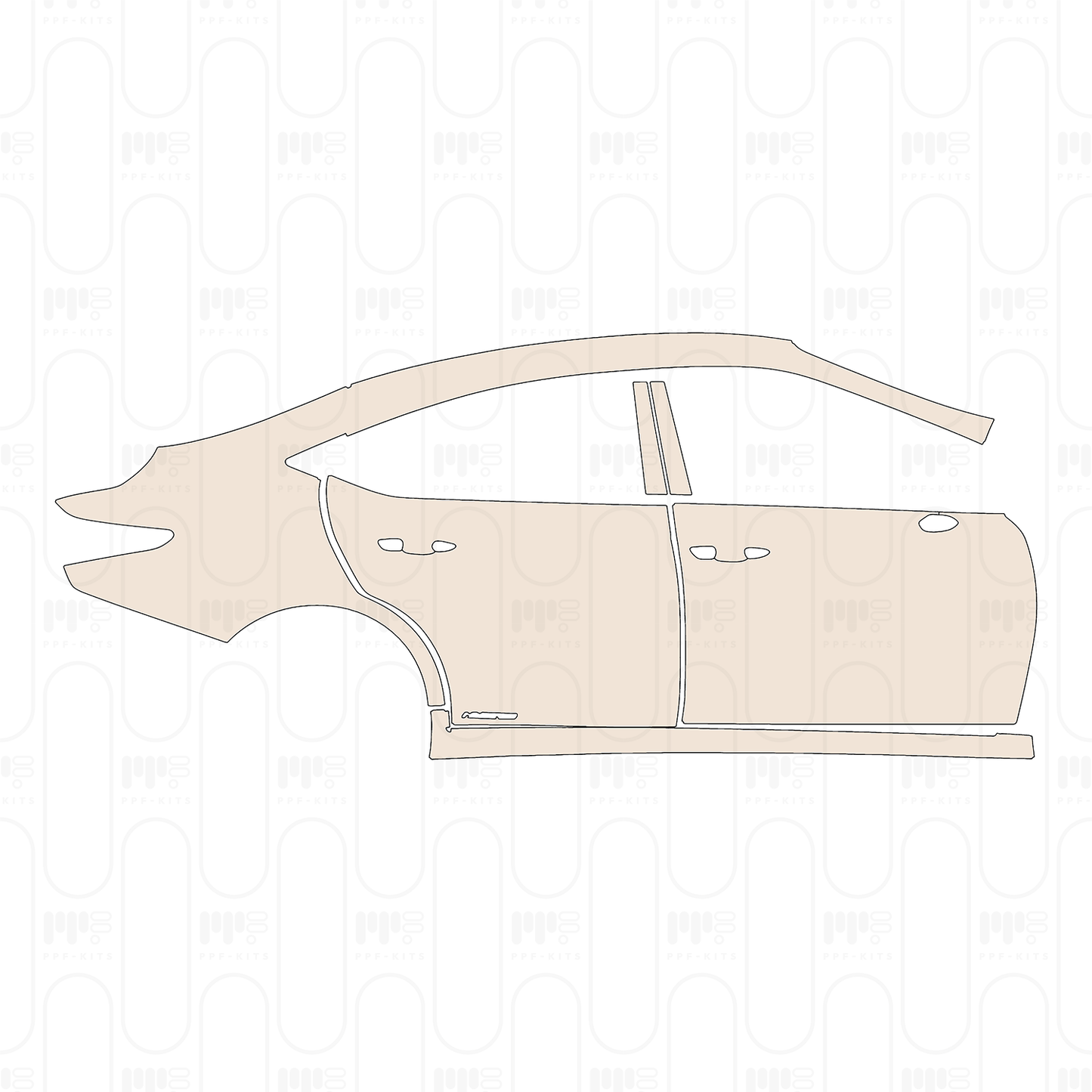 PPF prédécoupé Lexus ES (US) Luxury 2025