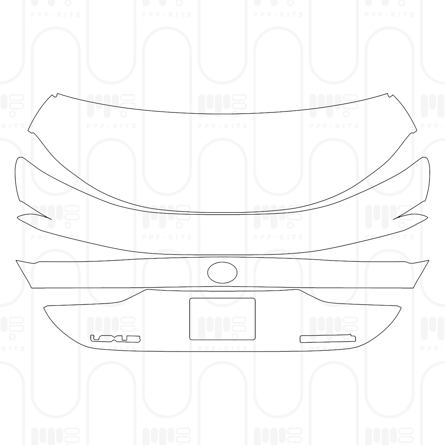 PPF prédécoupé Lexus ES (US) Luxury 2025