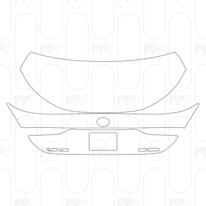 PPF prédécoupé Lexus ES (US) Luxury 2025