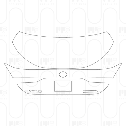 PPF prédécoupé Lexus ES (US) Luxury 2025