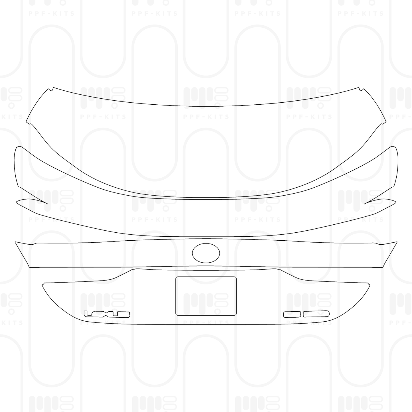 PPF prédécoupé Lexus ES (US) Luxury 2025