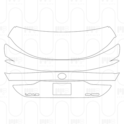 PPF prédécoupé Lexus ES (US) Luxury 2025
