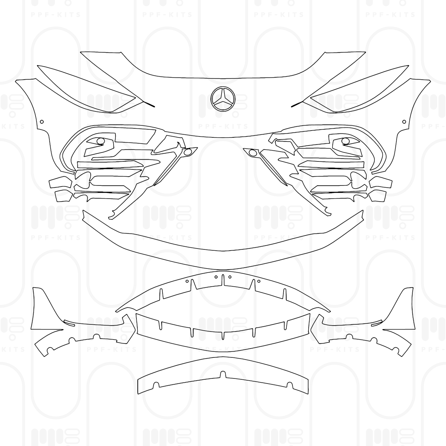 PPF prédécoupé Mercedes-Benz AMG PureSpeed 2025