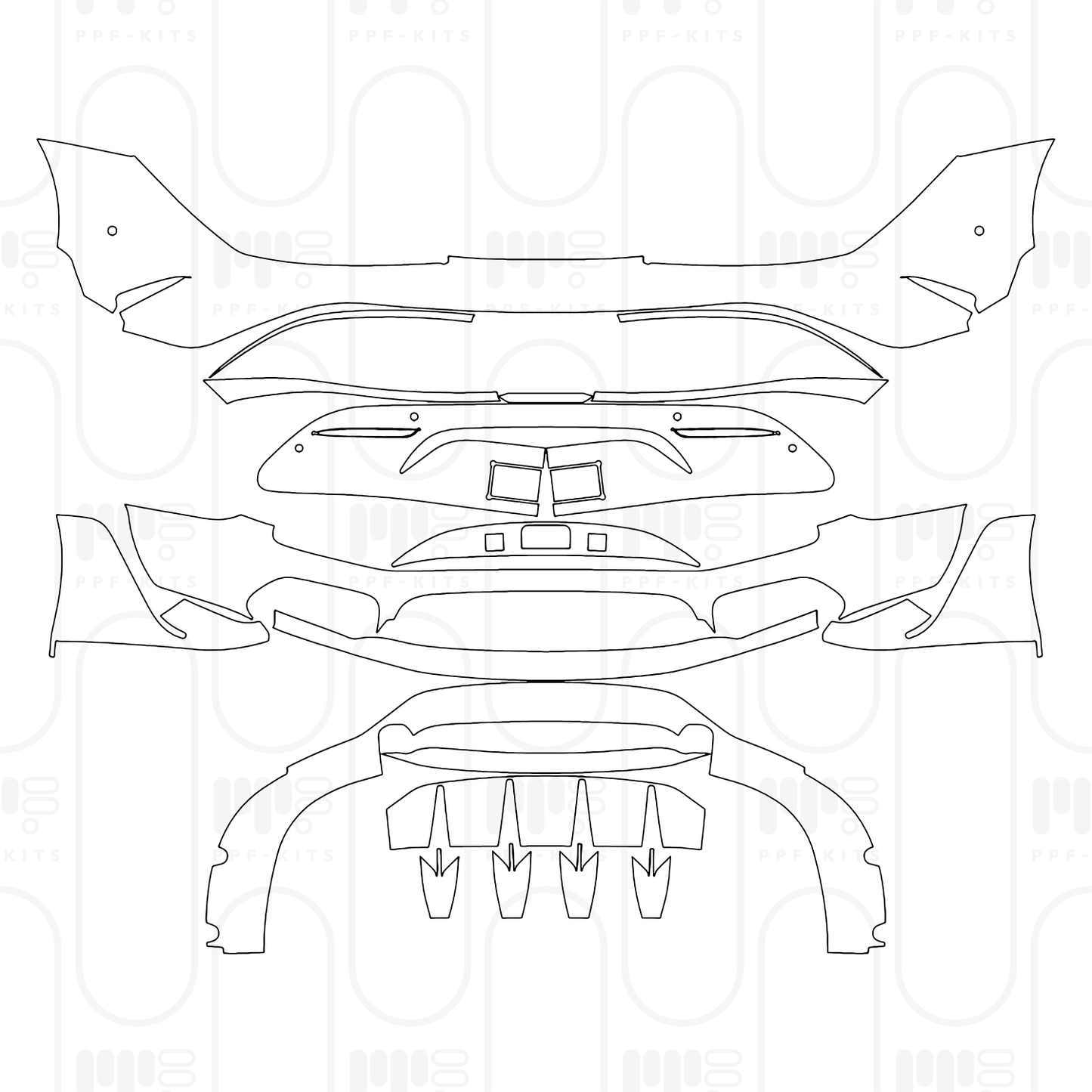 PPF prédécoupé Mercedes-Benz AMG PureSpeed 2025