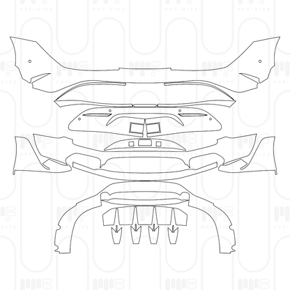 PPF prédécoupé Mercedes-Benz AMG PureSpeed 2025