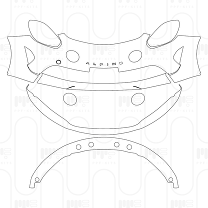 PPF prédécoupé Alpine A 110 R 2024