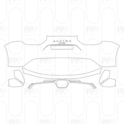 PPF prédécoupé Alpine A 110 R 2024