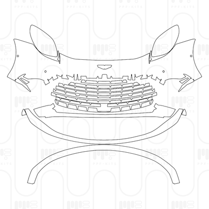 PPF prédécoupé Aston Martin Vanquish Coupe 2025