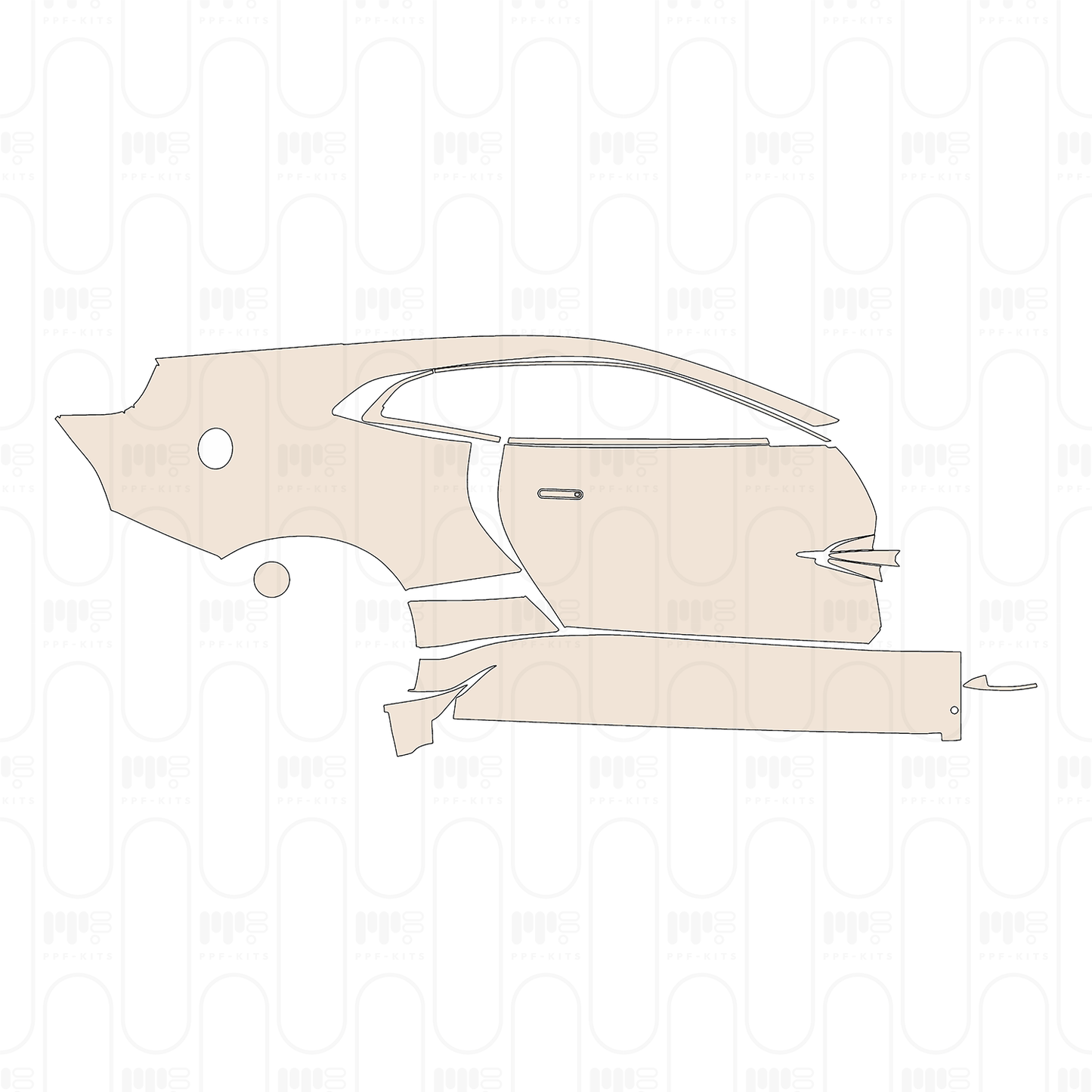 PPF prédécoupé Aston Martin Vanquish Coupe 2025