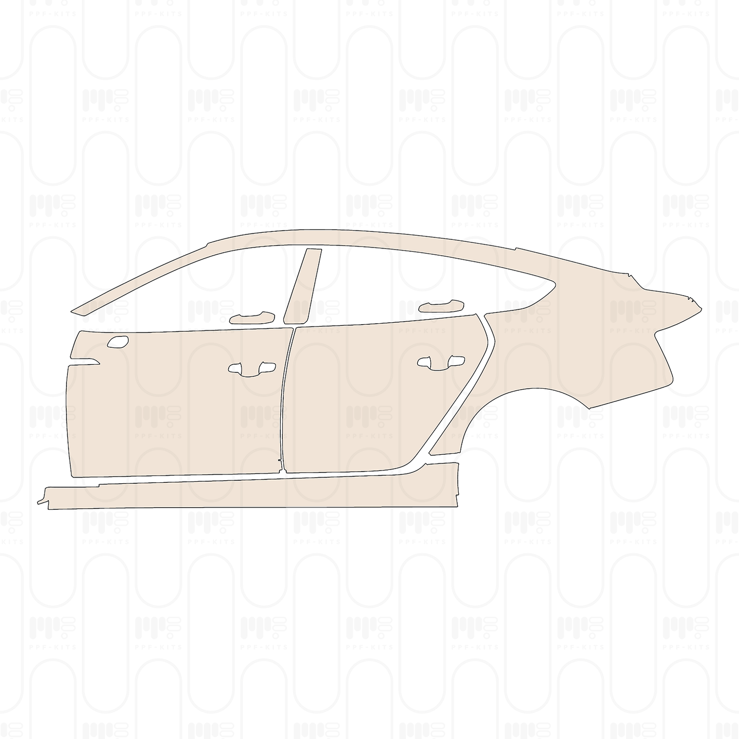 PPF prédécoupé Audi A5 Sportback Base 2025