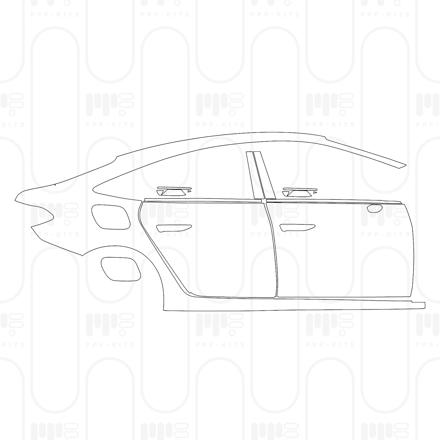 PPF prédécoupé Audi A5 Sedan Base 2025