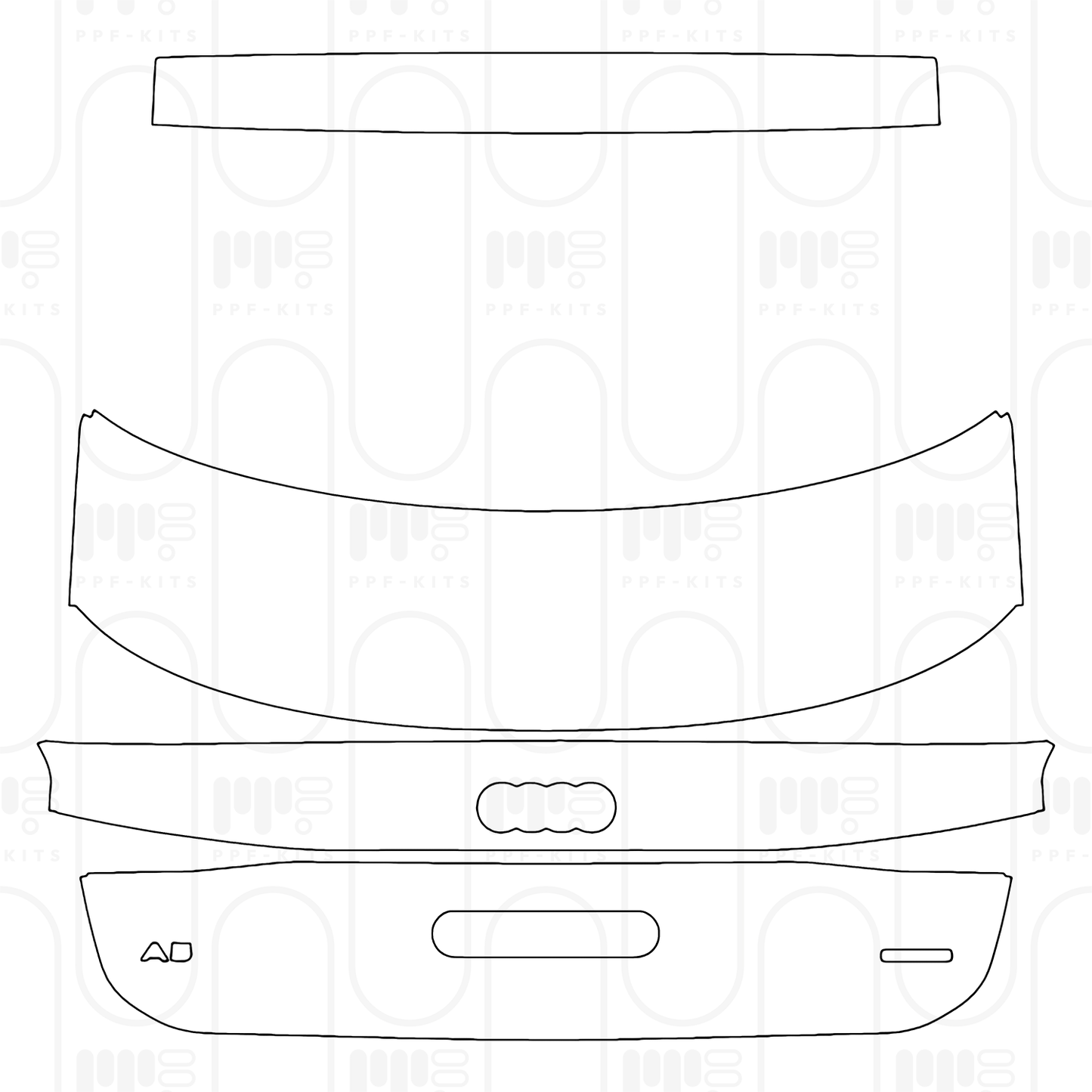 PPF prédécoupé Audi A5 Sedan Base 2025