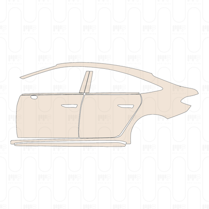 PPF prédécoupé Audi A5 S5 Sedan 2025