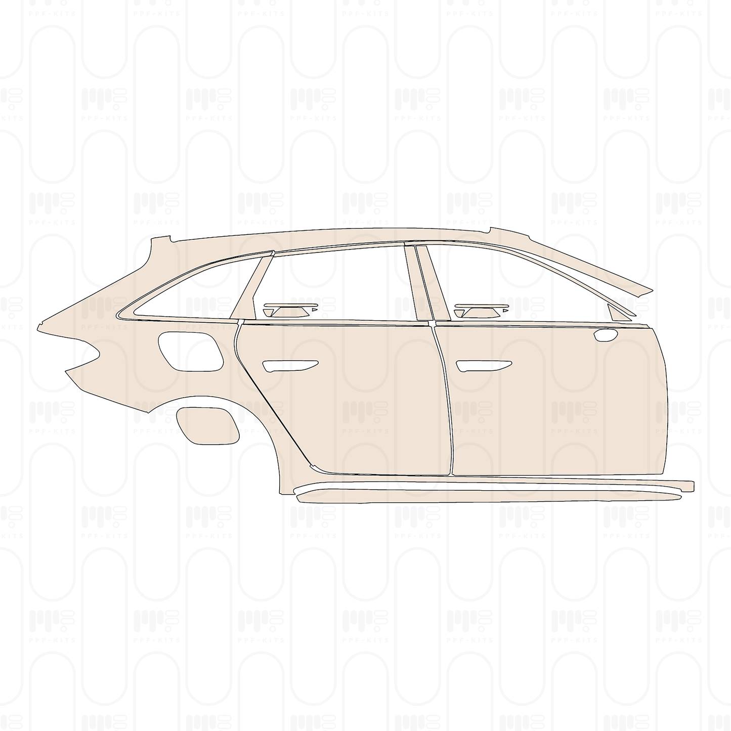 PPF prédécoupé Audi A5 Avant S-Line 2025