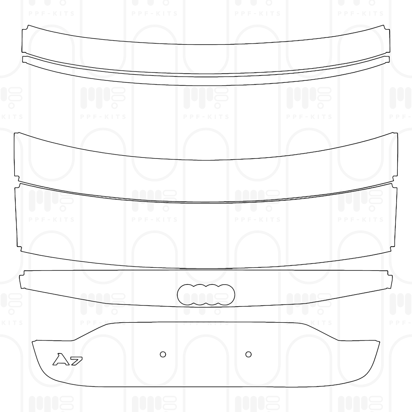 PPF prédécoupé Audi A7 Sportback Base 2025