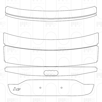 PPF prédécoupé Audi A7 Sportback Base 2025
