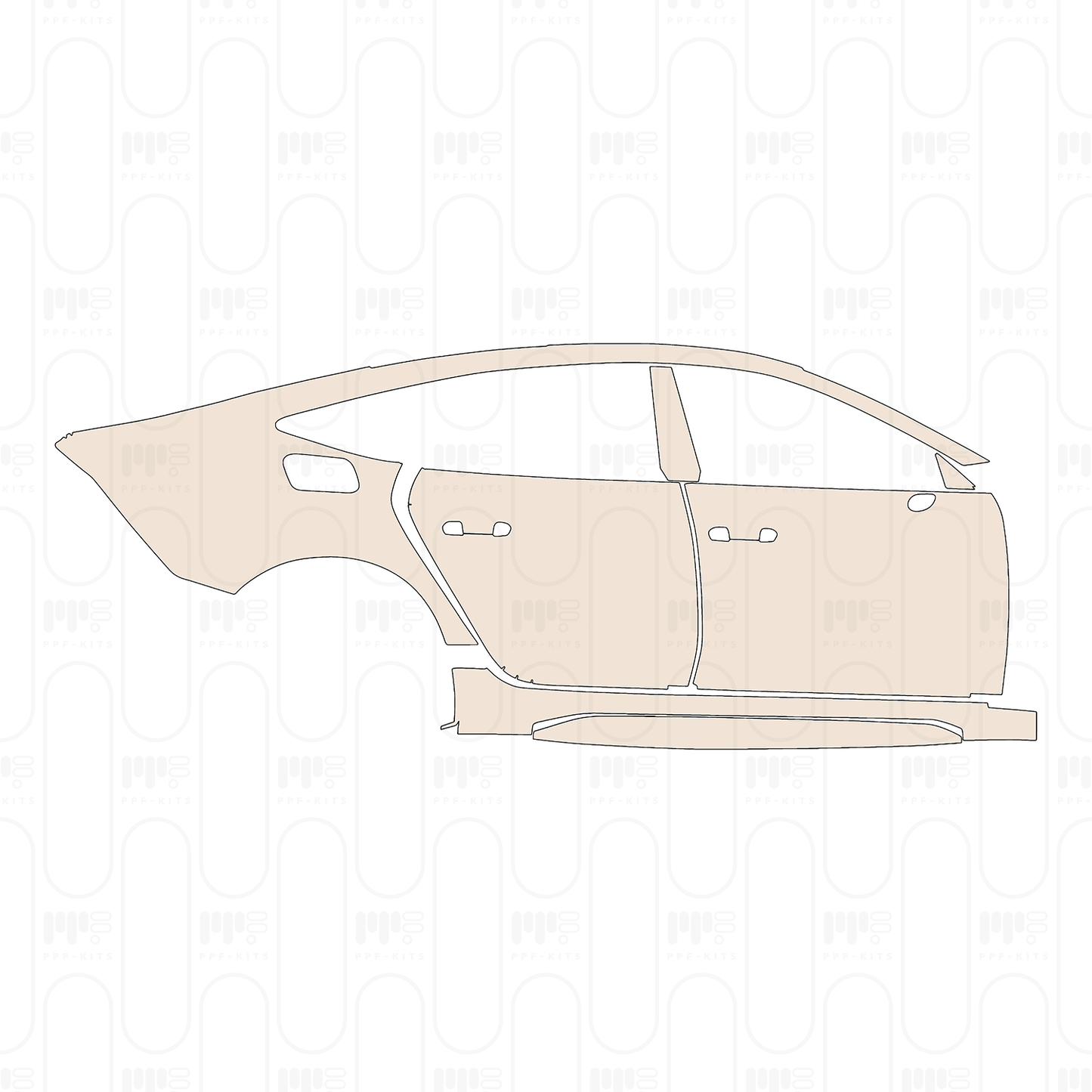 PPF prédécoupé Audi A7 RS7 Sportback 2024