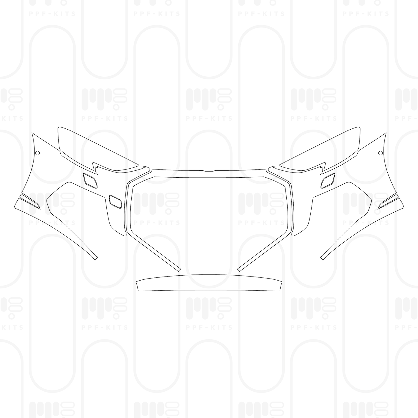 PPF prédécoupé Audi A8 (Standard Wheelbase) Base 2025