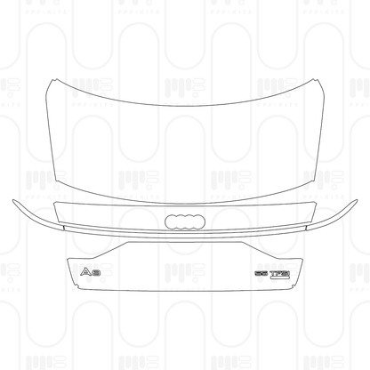 PPF prédécoupé Audi A8 (Standard Wheelbase) Base 2025