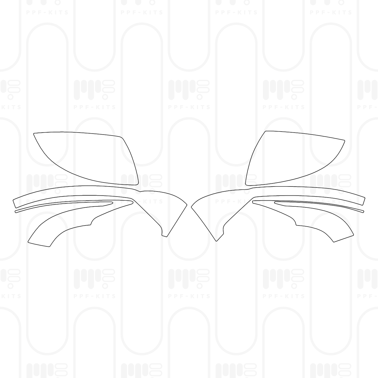 PPF prédécoupé Audi A8 (Standard Wheelbase) Base 2025