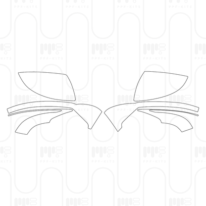 PPF prédécoupé Audi A8 (Standard Wheelbase) Base 2025