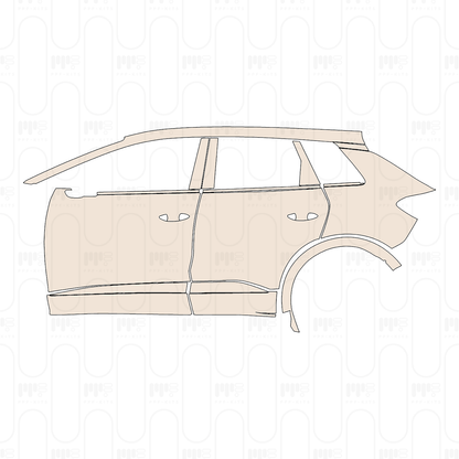PPF prédécoupé Audi Q4 e-tron SUV Edition 1 2025