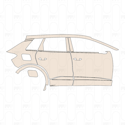 PPF prédécoupé Audi Q4 e-tron SUV Edition 1 2025