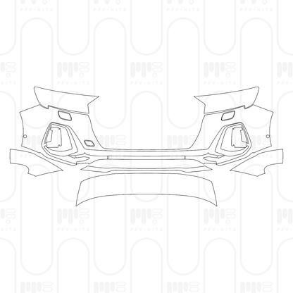 PPF prédécoupé Audi Q7 S-line 2024
