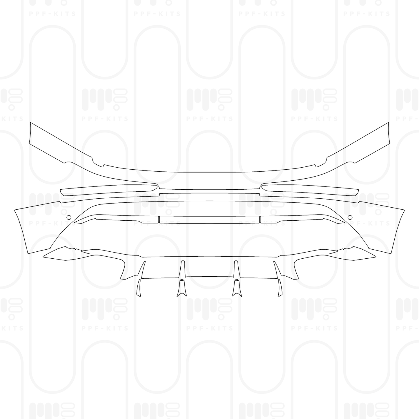 PPF prédécoupé Audi Q7 S-line 2024