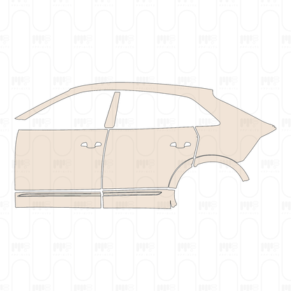 PPF prédécoupé Audi Q8 S-line 2025