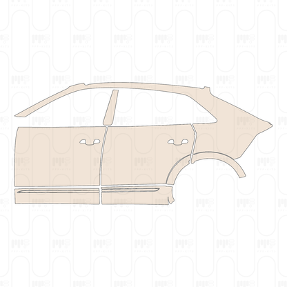 PPF prédécoupé Audi Q8 S-line 2025