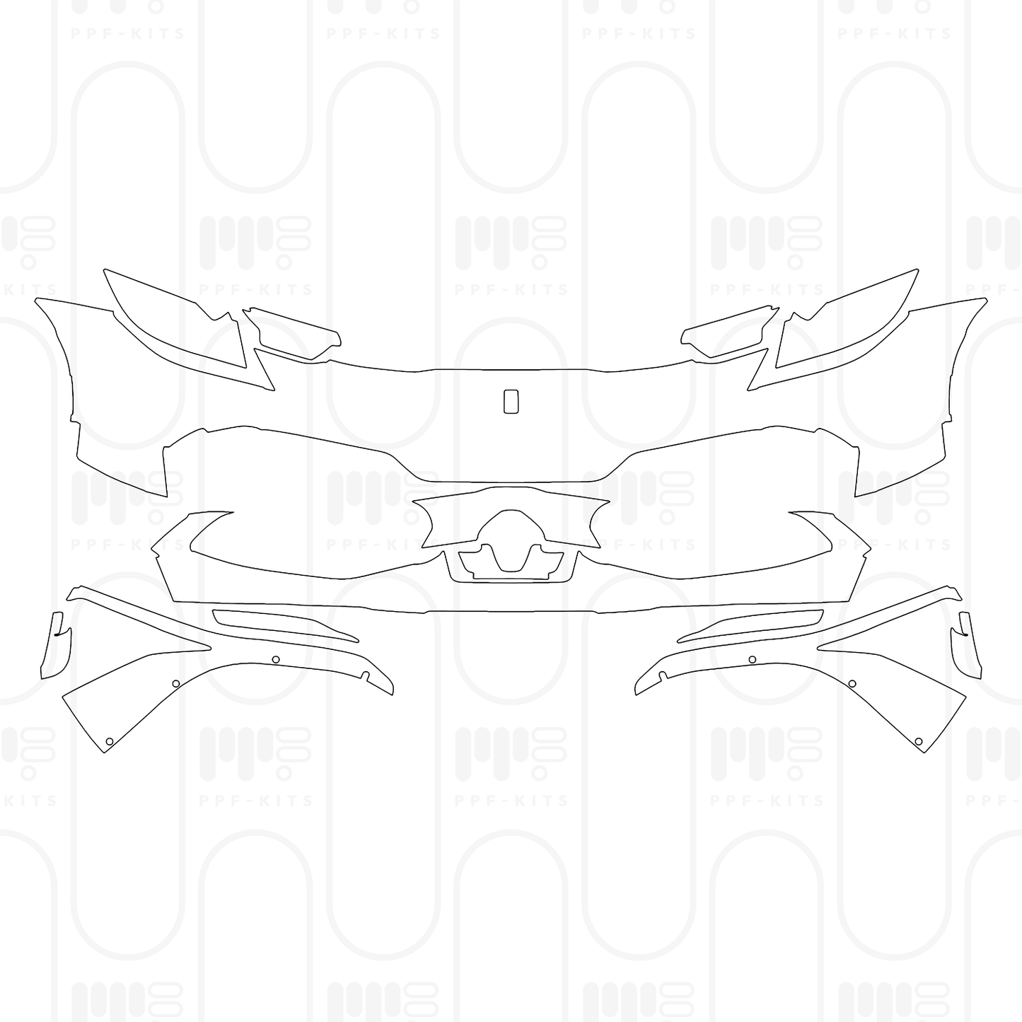 PPF prédécoupé Ferrari 296 GTS 2025